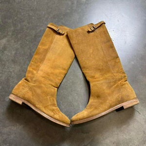 Women’s J. Crew Riding Tall Cowboy Western Suede Leather Boots